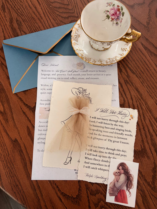 The Quiet Ink Post - 3 or 6-Month Gift  (Order by May 31st to receive June's mailing)